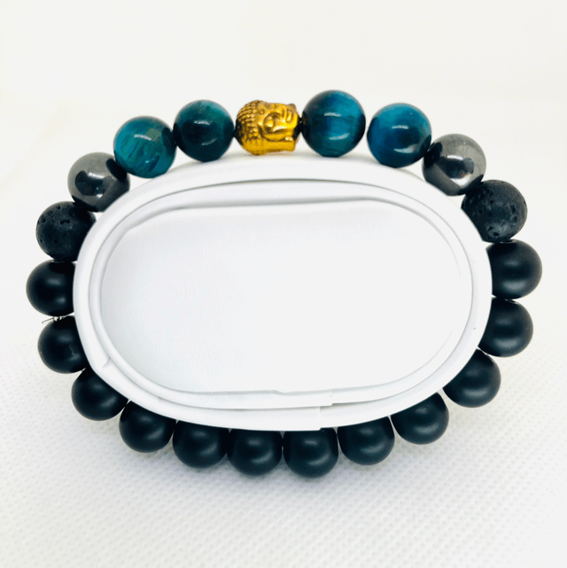 Inner Zen – Mat Onyx & Boeddha Armband