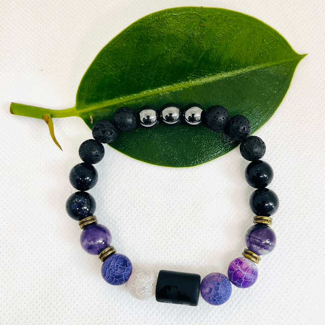 Mystic Night – Paarse Energie Armband