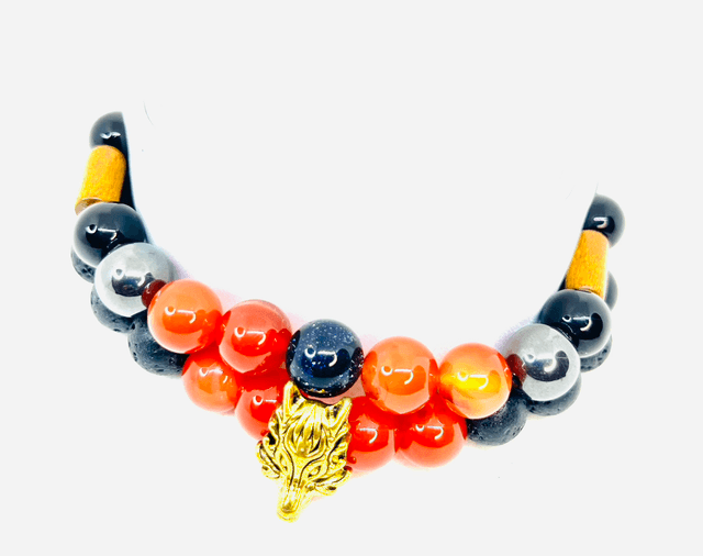 Red Wolf – Herenarmband Set met Kracht & Bescherming