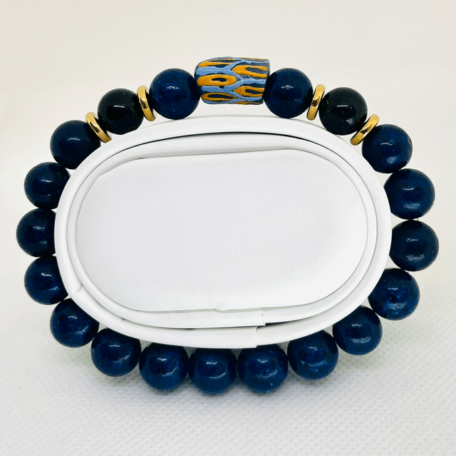 Royal Roots – Blauw Culturele Armband 