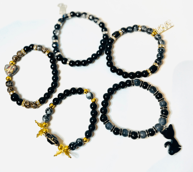 Black Dynasty – Luxe Armbandenset in Zwart & Goud
