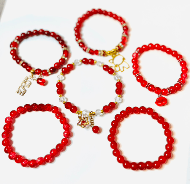 Red Empress – Luxe Armbandenset met Betekenis & Stijl 
