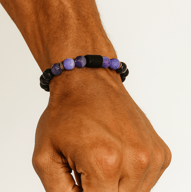 Mystic Night – Paarse Energie Armband