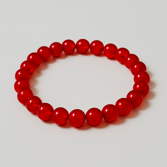 Ruby Grace Armband – Dieprode Kralenarmband | Tijdloos & Handgemaakt