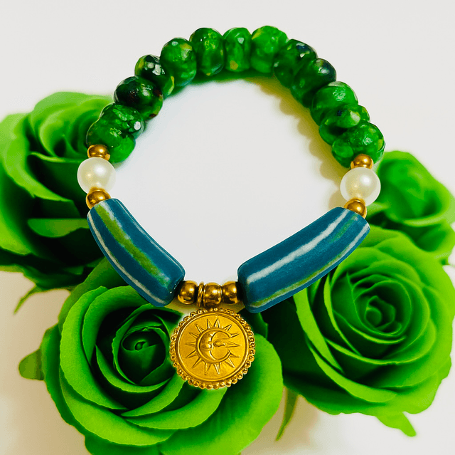Evenwicht & Energie – Armband met Zon en Maan