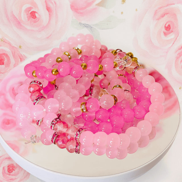 Pink Dreams – Luxe Armbandenset in Roze Tinten