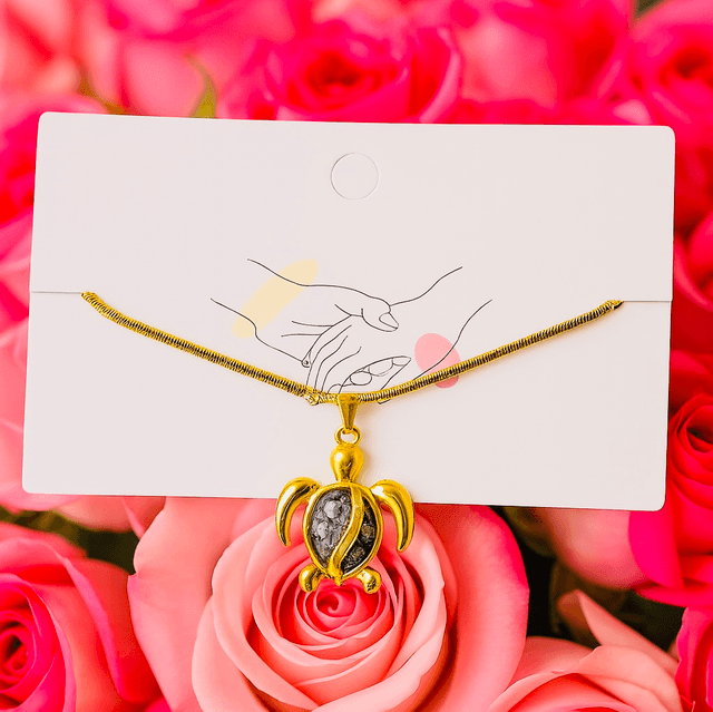 Golden Ocean Shield - Schildpad Ketting met Symbolische Betekenis