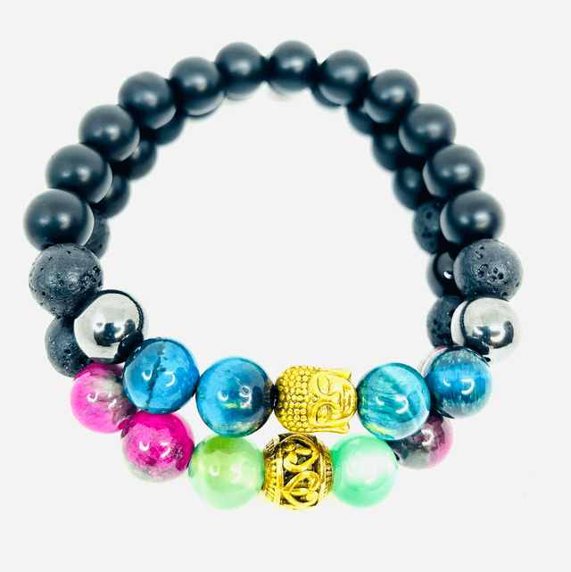 Buddha Flow – Armbandenset voor Kracht & Balans