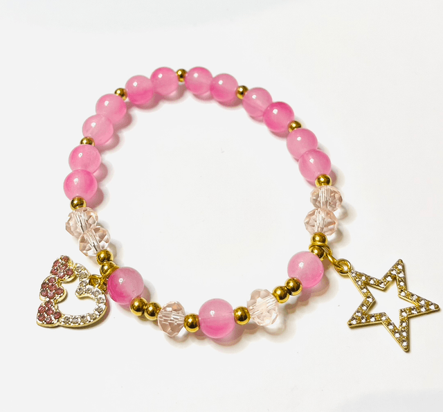Starlove Charm Armband – Roze Goud