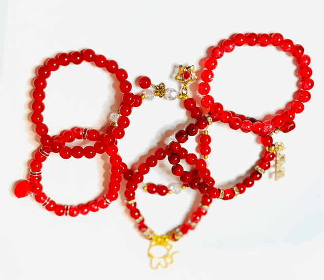 Red Empress – Luxe Armbandenset met Betekenis & Stijl 