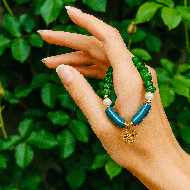 Evenwicht & Energie – Armband met Zon en Maan
