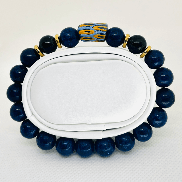 Royal Roots – Blauw Culturele Armband 