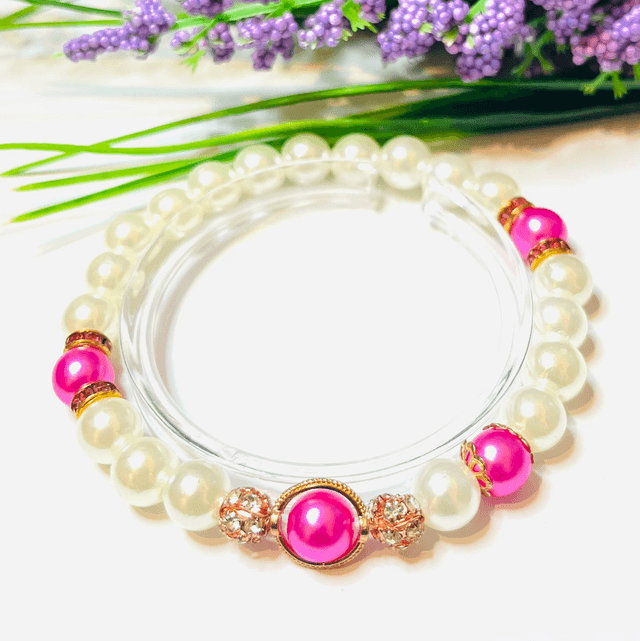 Prinsessenparel” – Kinderarmband met Roze Accenten &amp; Luxe Glans