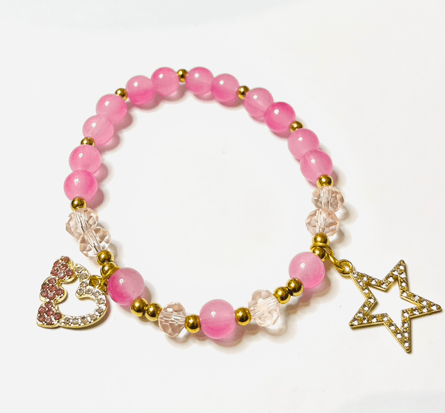 Starlove Charm Armband – Roze Goud